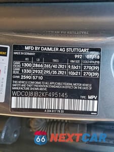 Zdjęcie 13 z 13 samochodu: 2019 MERCEDES-BENZ GLC COUPE 63 4MATIC AMG VIN:WDC0J8JB2KF495145 - miniatura