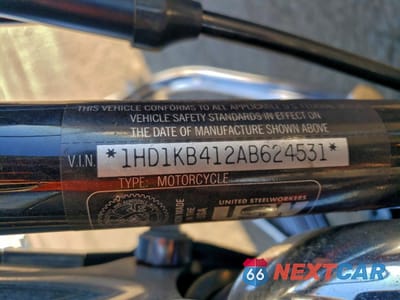 Zdjęcie 9 z 9 samochodu: 2010 HARLEY-DAVIDSON FLHX VIN:1HD1KB412AB624531 - miniatura