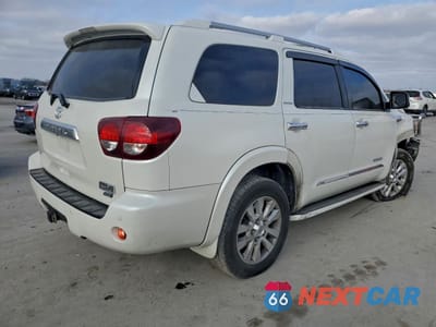 Trzecie zdjęcie samochodu z tyłu: 2010 TOYOTA SEQUOIA PLATINUM VIN:5TDDW5G17AS038349 - miniatura