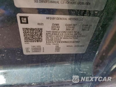 Zdjęcie 12 z 13 samochodu: 2021 CHEVROLET SILVERADO K1500 LT VIN:1GCUYDED0MZ218793 - miniatura