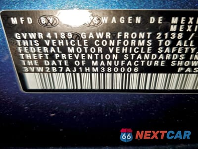 Zdjęcie 14 z 14 samochodu: 2017 VOLKSWAGEN JETTA S VIN:3VW2B7AJ1HM380006 - miniatura