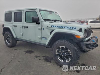 Czwarte zdjęcie samochodu z boku: 2024 JEEP WRANGLER RUBICON 4XE VIN:1C4RJXR64RW294162 - miniatura