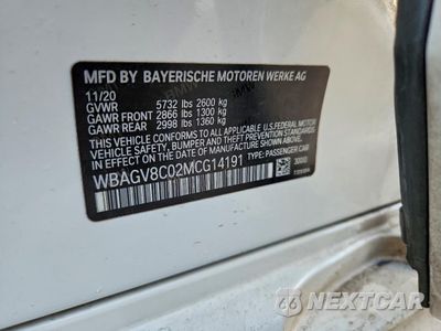 Zdjęcie 12 z 14 samochodu: 2021 BMW M850XI VIN:WBAGV8C02MCG14191 - miniatura
