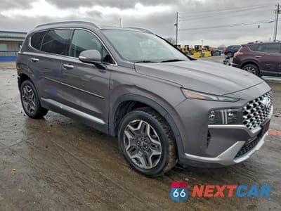 Czwarte zdjęcie samochodu z boku: 2021 HYUNDAI SANTA FE HYBRID LIMITED HEV VIN:KM8S5DA15MU003396 - miniatura