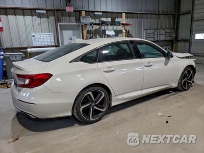 Trzecie zdjęcie samochodu z tyłu: 2018 HONDA ACCORD SPORT VIN:1HGCV1F35JA170602 - miniatura