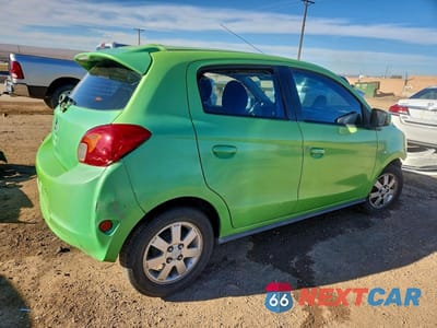 Trzecie zdjęcie samochodu z tyłu: 2014 MITSUBISHI MIRAGE ES VIN:ML32A4HJ3EH018028 - miniatura