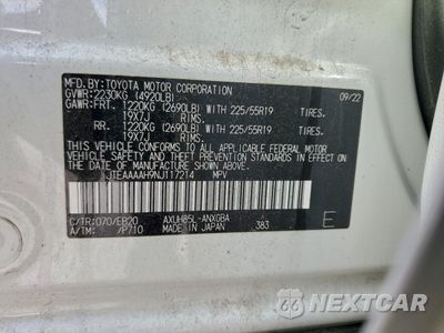 Zdjęcie 14 z 17 samochodu: 2022 TOYOTA VENZA LE VIN:JTEAAAAH9NJ117214 - miniatura