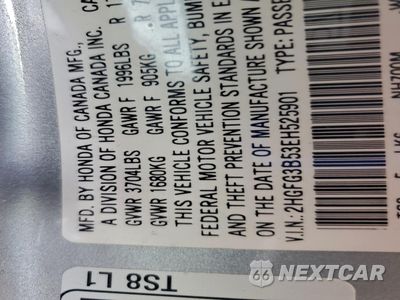 Zdjęcie 14 z 14 samochodu: 2014 HONDA CIVIC LX VIN:2HGFG3B53EH525901 - miniatura