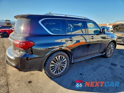 Trzecie zdjęcie samochodu z tyłu: 2019 INFINITI QX80 LUXE VIN:JN8AZ2NE6K9237086 - miniatura