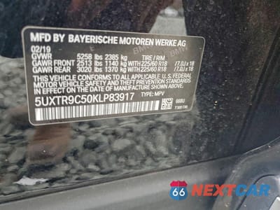 Zdjęcie 13 z 15 samochodu: 2019 BMW X3 XDRIVE30I VIN:5UXTR9C50KLP83917 - miniatura