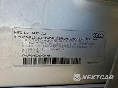 Zdjęcie 13 z 13 samochodu: 2014 AUDI A8 L QUATTRO VIN:WAURGAFDXEN004664 - miniatura