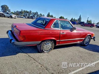 Trzecie zdjęcie samochodu z tyłu: 1988 MERCEDES-BENZ 560 SL VIN:WDBBA48D9JA080896 - miniatura