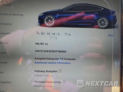 Zdjęcie 9 z 12 samochodu: 2016 TESLA MODEL S VIN:5YJSA1E15GF158455 - miniatura