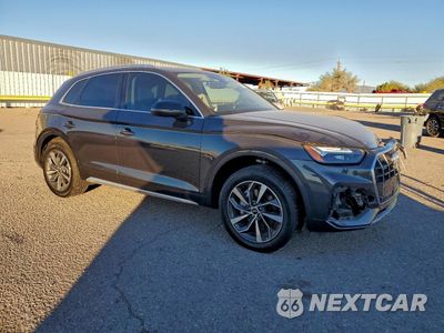 Czwarte zdjęcie samochodu z boku: 2021 AUDI Q5 PREMIUM VIN:WA1AAAFY6M2004045 - miniatura