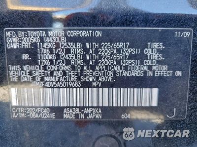 Zdjęcie 13 z 15 samochodu: 2010 TOYOTA RAV4 VIN:JTMZF4DV5A5019683 - miniatura