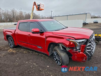 Czwarte zdjęcie samochodu z boku: 2023 TOYOTA TUNDRA PLATINUM VIN:5TFNA5DB6PX124982 - miniatura