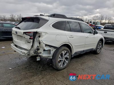 Trzecie zdjęcie samochodu z tyłu: 2020 SUBARU OUTBACK LIMITED VIN:4S4BTANC6L3140125 - miniatura
