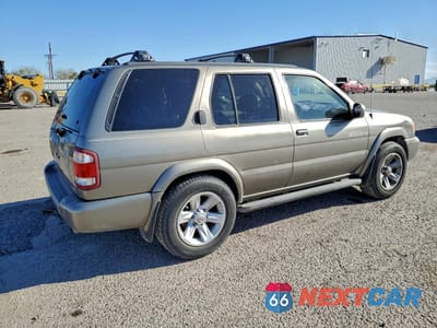 Trzecie zdjęcie samochodu z tyłu: 2003 NISSAN PATHFINDER LE VIN:JN8DR09X23W706352 - miniatura