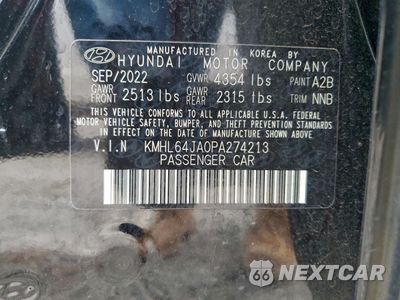 Zdjęcie 12 z 12 samochodu: 2023 HYUNDAI SONATA SEL VIN:KMHL64JA0PA274213 - miniatura