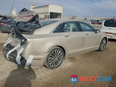 Trzecie zdjęcie samochodu z tyłu: 2017 LINCOLN MKZ SELECT VIN:3LN6L5C92HR665238 - miniatura