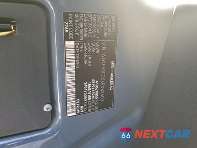 Zdjęcie 13 z 13 samochodu: 2019 MERCEDES-BENZ SPRINTER 2500 EXT HIGH ROOF 3.6L V6 TDSL VIN:WD4PF0CD0KP082503 - miniatura