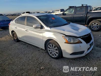 Czwarte zdjęcie samochodu z boku: 2015 NISSAN SENTRA S VIN:3N1AB7AP3FY364126 - miniatura