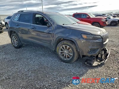 Czwarte zdjęcie samochodu z boku: 2021 JEEP CHEROKEE LATITUDE PLUS VIN:1C4PJMLBXMD166332 - miniatura