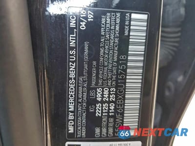 Zdjęcie 12 z 12 samochodu: 2016 MERCEDES-BENZ C 450 4MATIC AMG VIN:55SWF6EBXGU157518 - miniatura