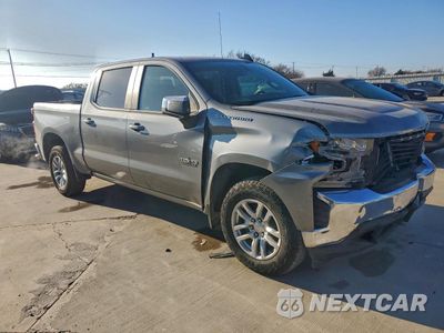 Czwarte zdjęcie samochodu z boku: 2021 CHEVROLET SILVERADO C1500 LT VIN:3GCPWCED0MG450128 - miniatura