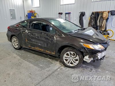 Czwarte zdjęcie samochodu z boku: 2014 HONDA CIVIC LX VIN:2HGFG3B55EH504399 - miniatura