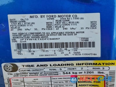 Zdjęcie 12 z 12 samochodu: 2013 FORD F150 SUPERCREW VIN:1FTFW1ETXDFC94057 - miniatura