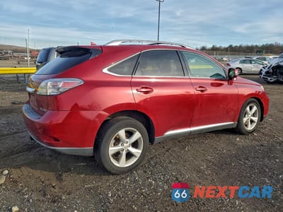 Trzecie zdjęcie samochodu z tyłu: 2010 LEXUS RX 350 VIN:2T2BK1BA8AC009398 - miniatura