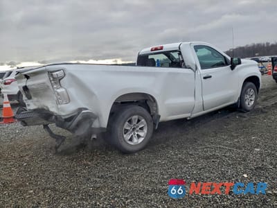 Trzecie zdjęcie samochodu z tyłu: 2023 CHEVROLET SILVERADO C1500 VIN:3GCNAAED0PG184639 - miniatura