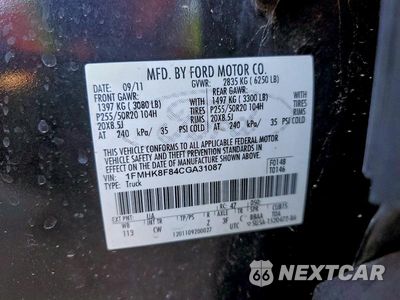 Zdjęcie 13 z 13 samochodu: 2012 FORD EXPLORER LIMITED VIN:1FMHK8F84CGA31087 - miniatura
