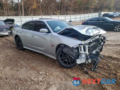 Czwarte zdjęcie samochodu z boku: 2020 DODGE CHARGER SCAT PACK VIN:2C3CDXGJ5LH241064 - miniatura