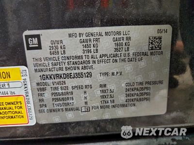 Zdjęcie 13 z 15 samochodu: 2014 GMC ACADIA SLT-1 VIN:1GKKVRKD8EJ355129 - miniatura