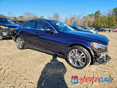 Czwarte zdjęcie samochodu z boku: 2020 MERCEDES-BENZ C 300 4MATIC VIN:WDDWF8EB9LR541684 - miniatura