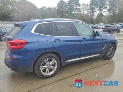 Trzecie zdjęcie samochodu z tyłu: 2021 BMW X3 SDRIVE30I VIN:5UXTY3C01M9D92220 - miniatura