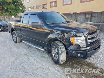 Czwarte zdjęcie samochodu z boku: 2013 FORD F150 SUPER CAB VIN:1FTFX1EF9DFC75684 - miniatura