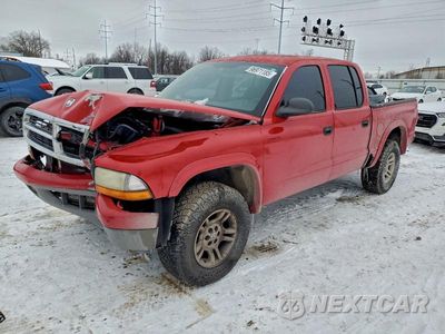 2003 DODGE DAKOTA QUAD SLT 1D7HG48N23S105739 - główne zdjęcie licytacji z USA - miniatura