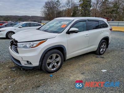2015 TOYOTA HIGHLANDER LIMITED 5TDDKRFH7FS150304 - główne zdjęcie licytacji z USA - miniatura