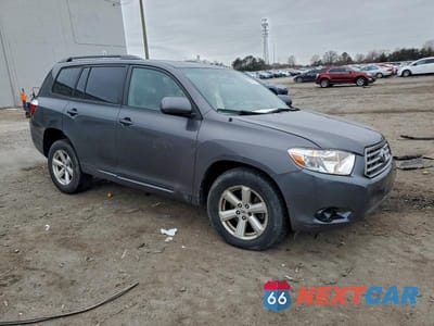 Czwarte zdjęcie samochodu z boku: 2010 TOYOTA HIGHLANDER VIN:5TDBK3EH4AS002707 - miniatura