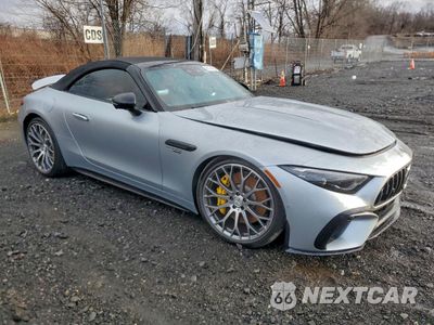 Czwarte zdjęcie samochodu z boku: 2022 MERCEDES-BENZ SL 63 AMG VIN:W1KVK8BBXNF002913 - miniatura