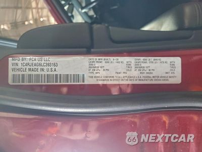 Zdjęcie 13 z 13 samochodu: 2020 JEEP GRAND CHEROKEE LAREDO VIN:1C4RJEAG6LC393163 - miniatura