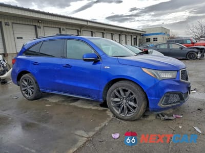 Czwarte zdjęcie samochodu z boku: 2020 ACURA MDX A-SPEC VIN:5J8YD4H01LL017722 - miniatura