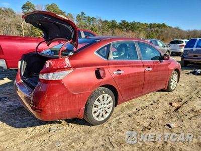 Trzecie zdjęcie samochodu z tyłu: 2015 NISSAN SENTRA S VIN:3N1AB7AP4FY320779 - miniatura