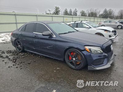 Czwarte zdjęcie samochodu z boku: 2017 MERCEDES-BENZ C 300 4MATIC VIN:55SWF4KB8HU180743 - miniatura