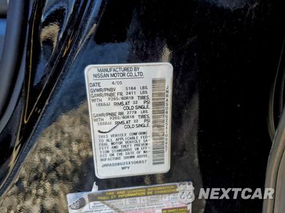 Zdjęcie 13 z 13 samochodu: 2005 INFINITI FX35 VIN:JNRAS08U25X106857 - miniatura