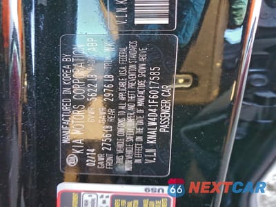 Zdjęcie 13 z 13 samochodu: 2015 KIA K900 VIN:KNALW4D41F6017585 - miniatura