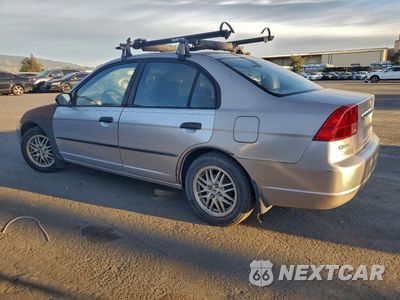 Drugie zdjęcie samochodu z przodu: 2002 HONDA CIVIC EX VIN:2HGES26882H586441 - miniatura